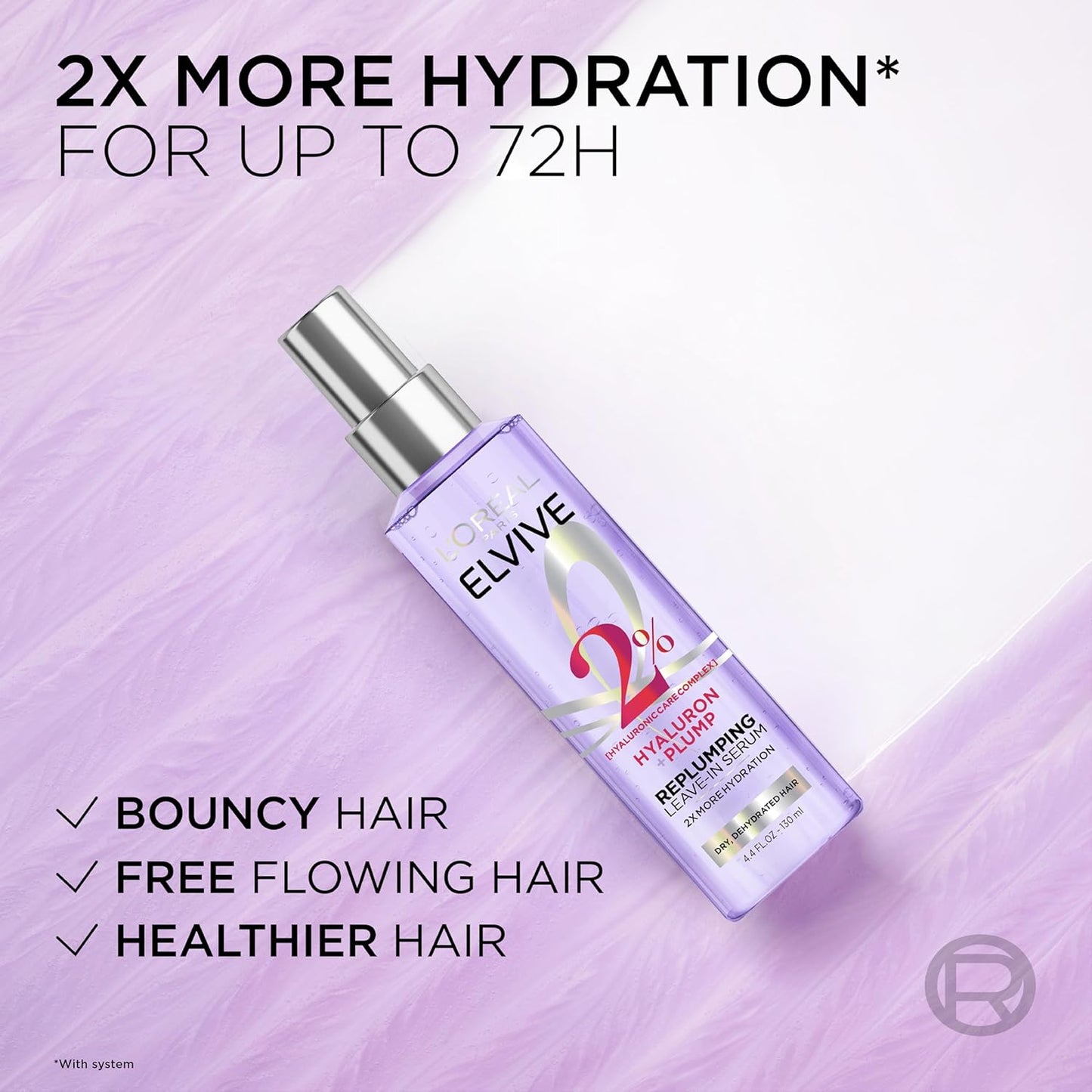 L'Oreal Paris Elvive Hyaluron Plump Moisture Plump Hair Serum for Dehy