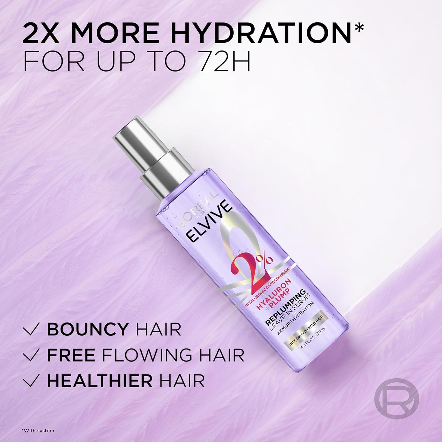 L'Oreal Paris Elvive Hyaluron Plump Moisture Plump Hair Serum for Dehy
