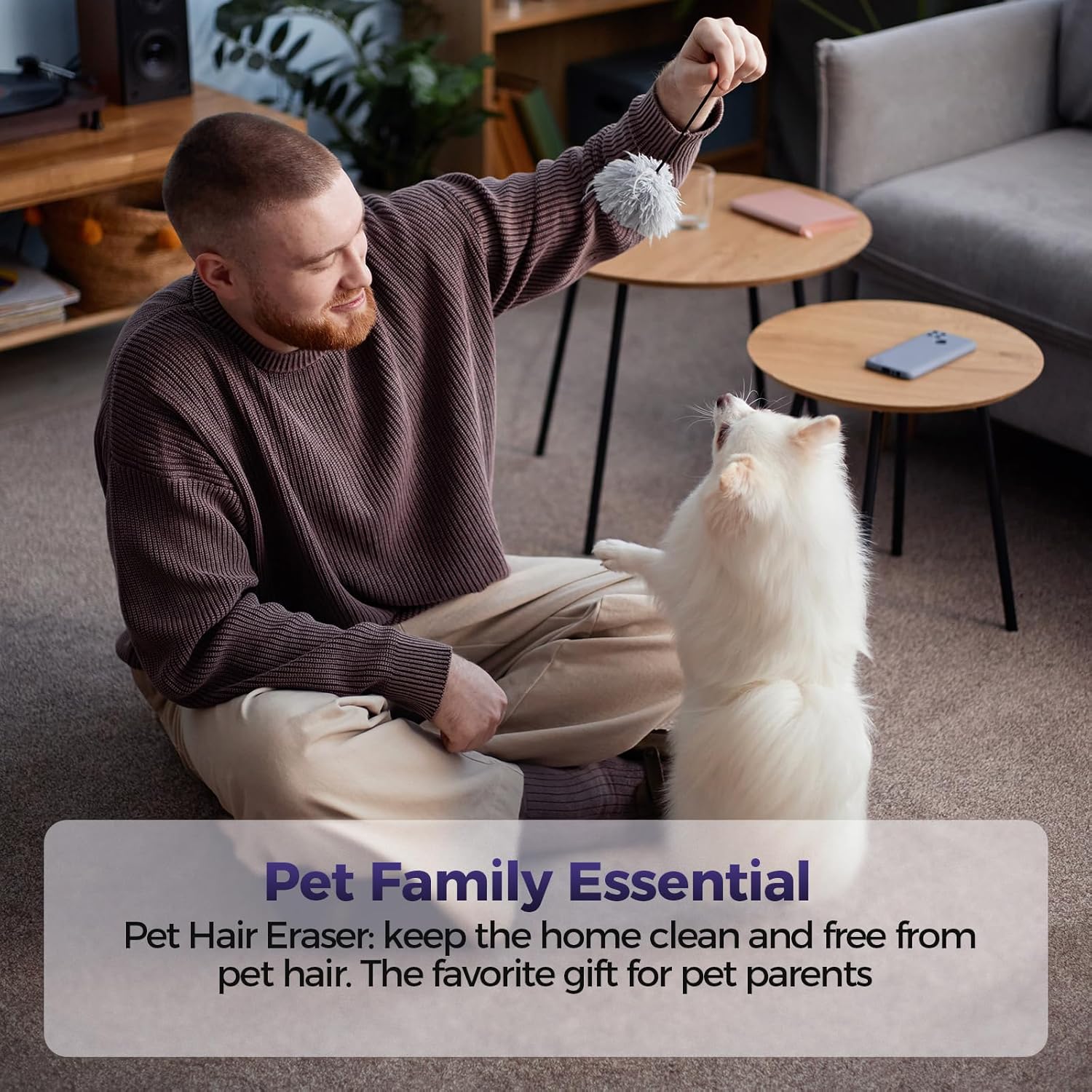 Pet Hair Handheld Vacuum Cordless: 20000PA High Power Car Vacuum with 