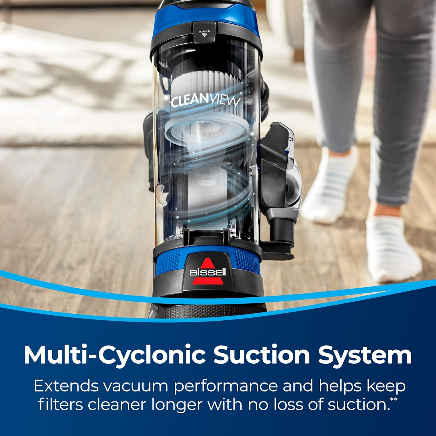 Bissell CleanView Upright Bagless Vacuum Cleaner with Active Wand, 353