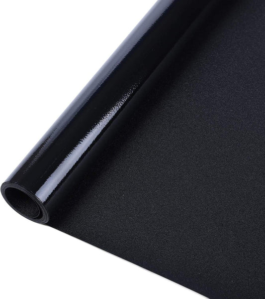 rabbitgoo Blackout Window Film, Sun Heat Blocking Privacy Cover for Glass, Removable Opaque Room Darkening Dark Black Out Window Covers Tint Shades for Home Day Sleep Light Blocker 17.5 x 78.7 Inches