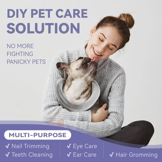 Dog Grooming Hammock Harness for Dogs & Cats with Pet Nail Clipper Tri