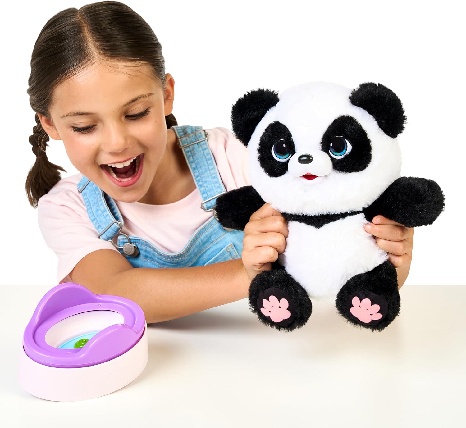 Little Live Pets My Baby Panda ChuChu Plush - Interactive Sounds, Feed