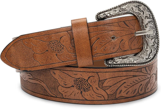 INOGIH Adjustable-Vintage-Western-Cowboy-Belt Women Men - Cowboy-Style