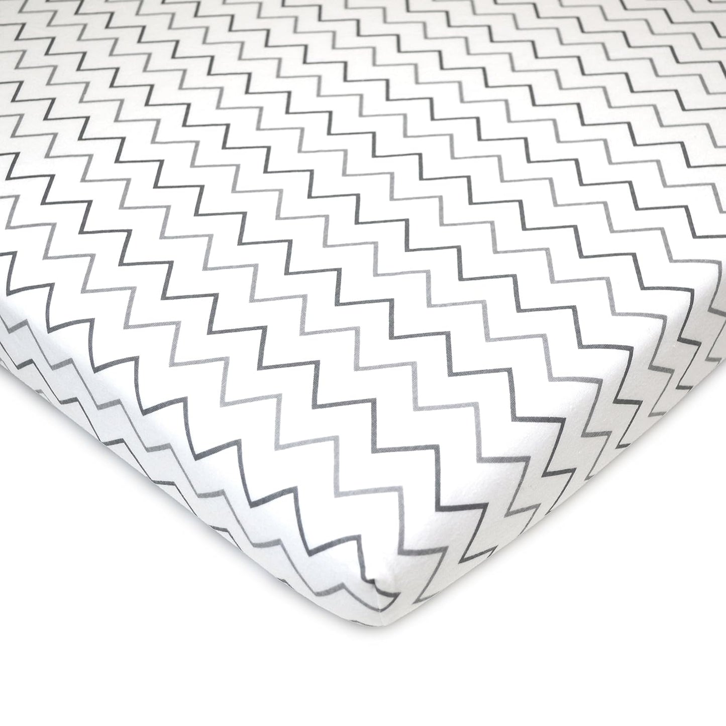 American Baby Company 3 Pack 100% Natural Cotton Fitted Mini Crib Shee