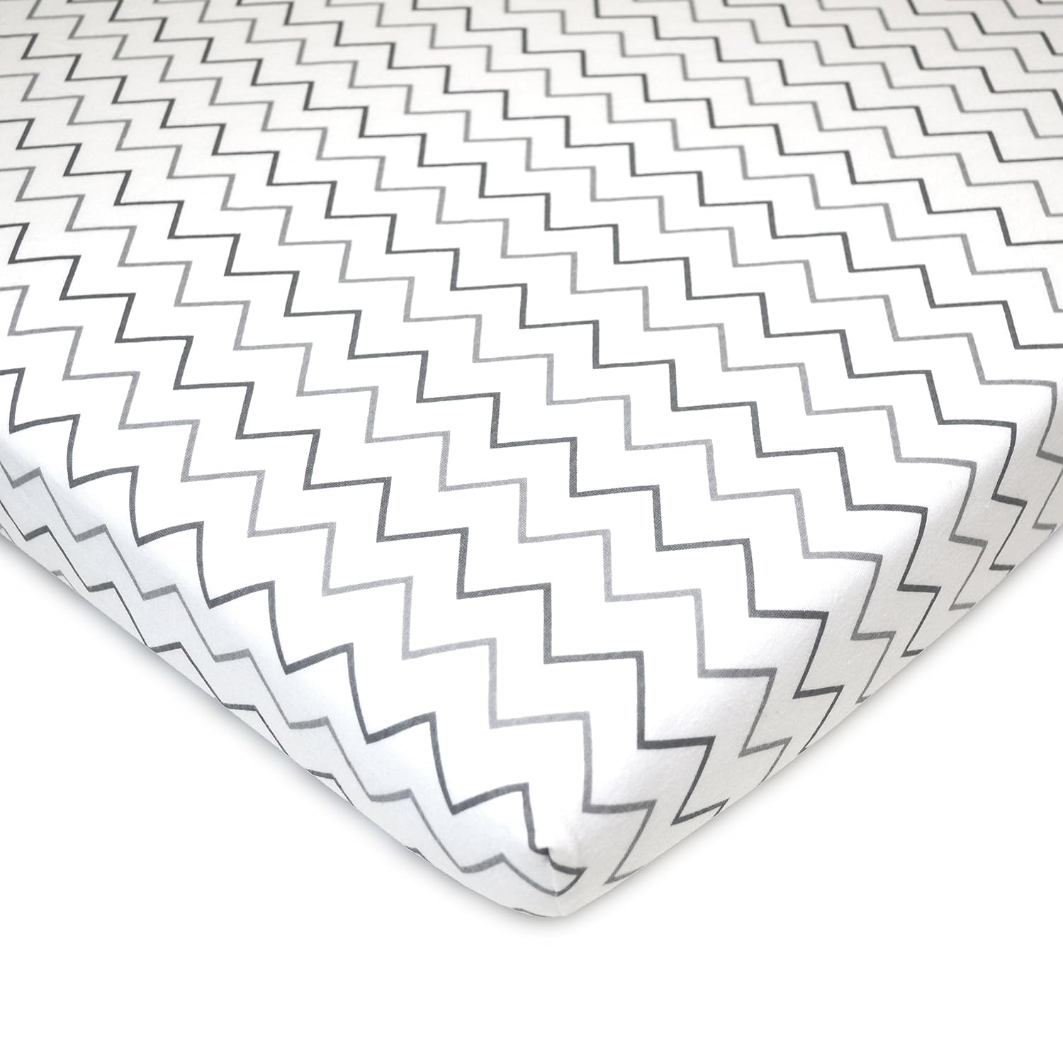 American Baby Company 3 Pack 100% Natural Cotton Fitted Mini Crib Shee