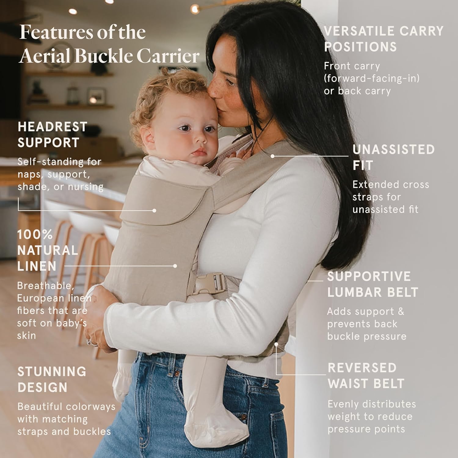 WildBird - Aerial Buckle Carrier - 2-24 Months - Standard (XS-XL) Dese