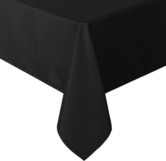 sancua Rectangle Tablecloth - 60 x 84 Inch - Stain and Wrinkle Resista