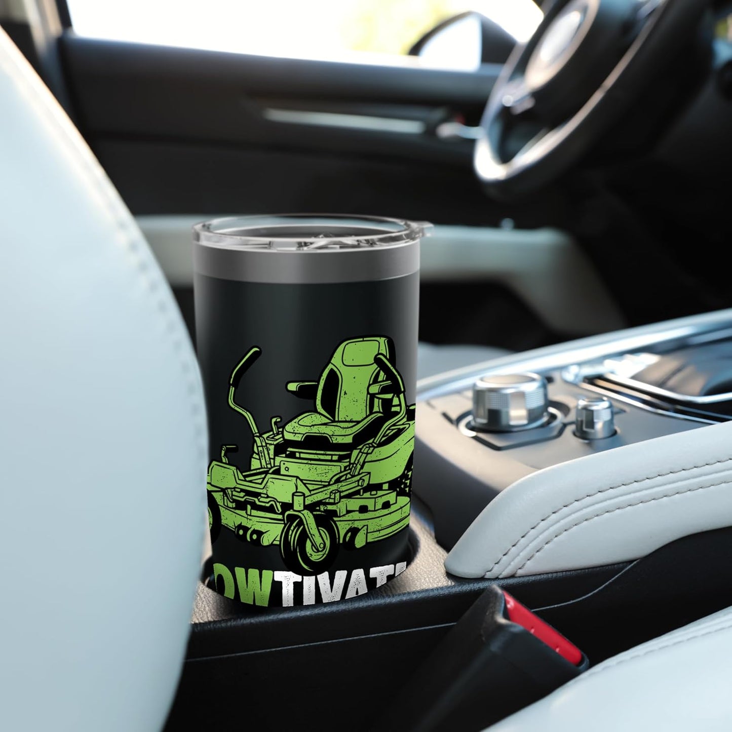 Mowtivated Lawn Mowing Stainless Steel Insulated Tumbler