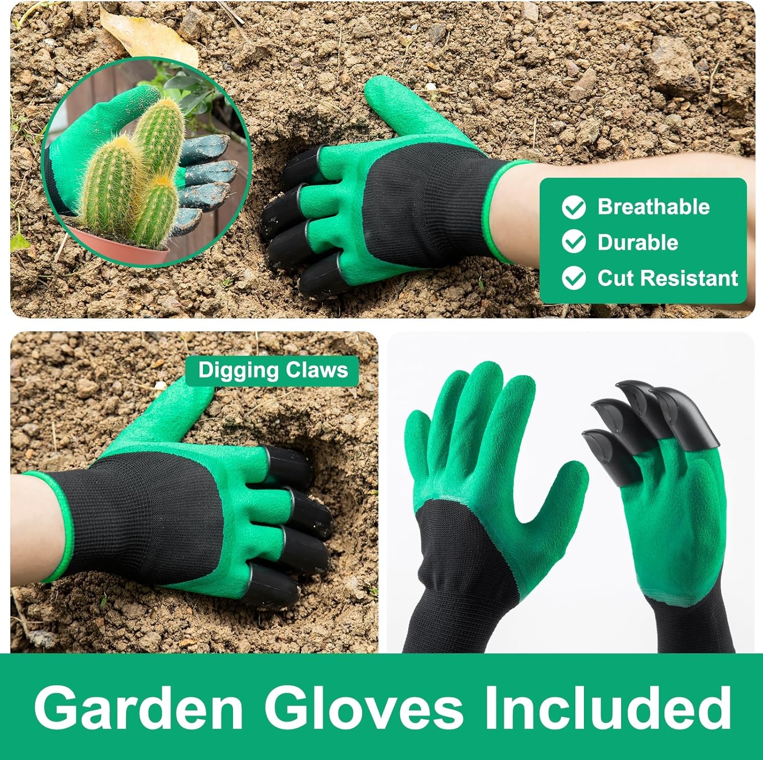 Garden Tool Set for Women, 12pcs Heavy Duty Gardening Tools, Cute Gard