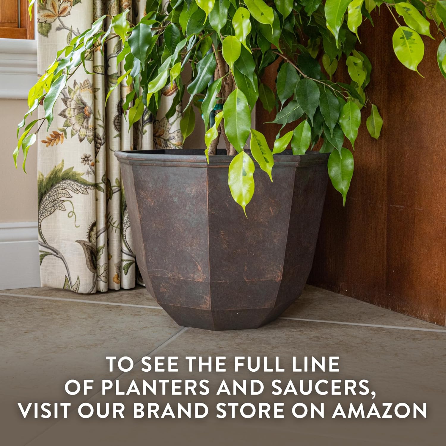 Classic Home and Garden Shaina Planting Pots - Lightweight Indoor & Ou