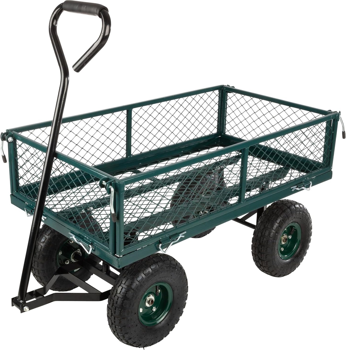 Garden Cart - Rolling Wagon Cart with 650lb Weight Capacity, All-Terra