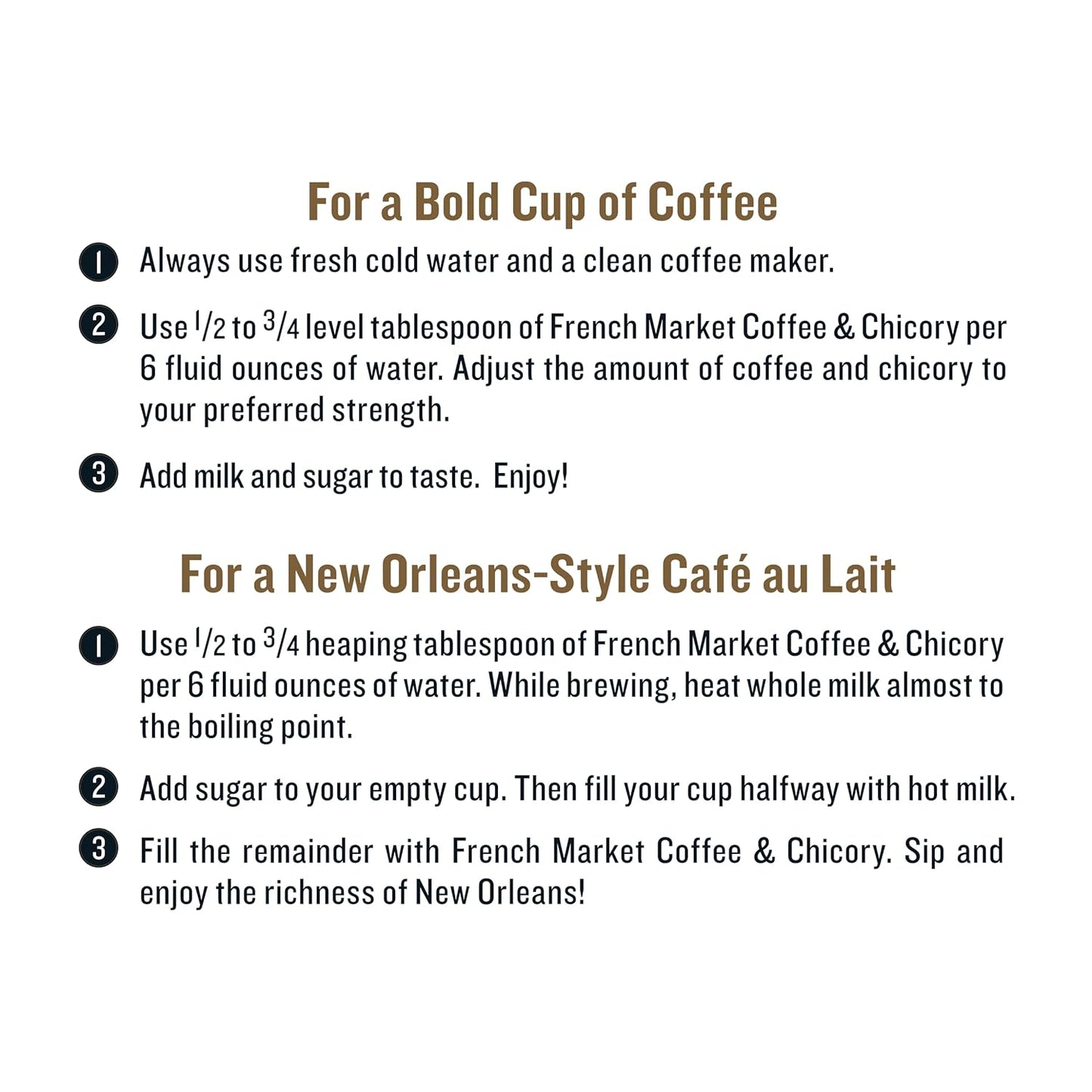 French Market Coffee & Chicory Restaurant Blend Medium-Dark Roast Ground Coffee, 12oz Can (Pack of 1)