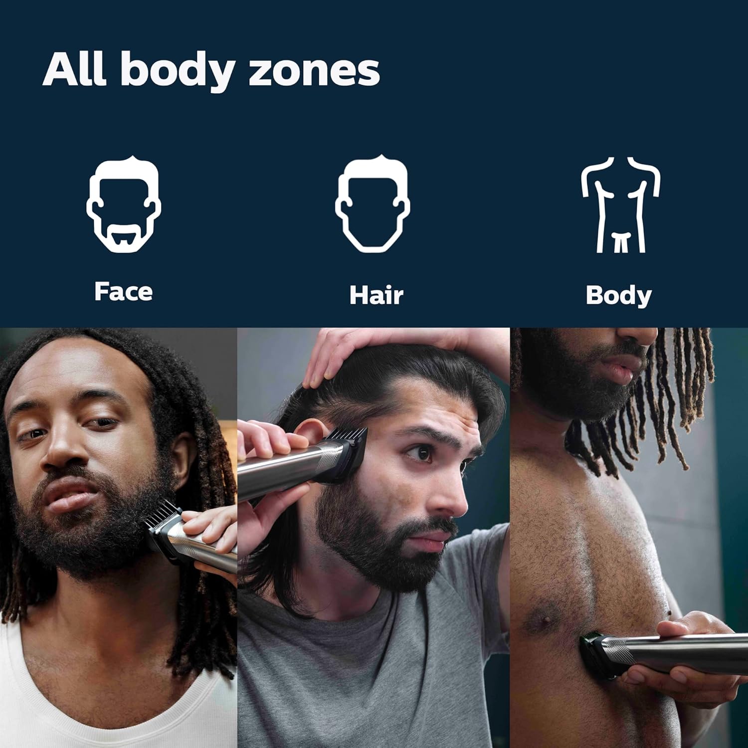 Norelco Philips Multigroom 7000 Series, All-in-One Trimmer, Beard Trim