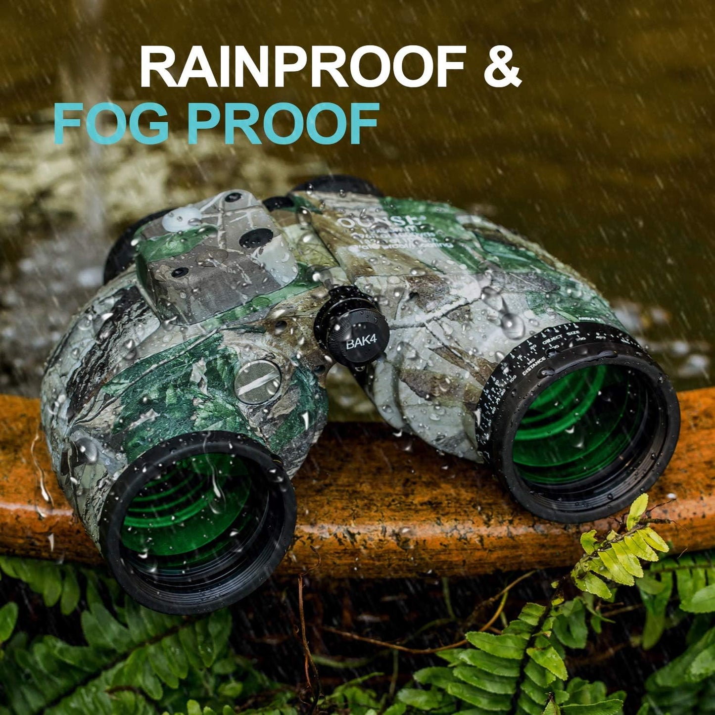 10X50 Marine Binoculars for Adults, Waterproof Binoculars with Rangefi