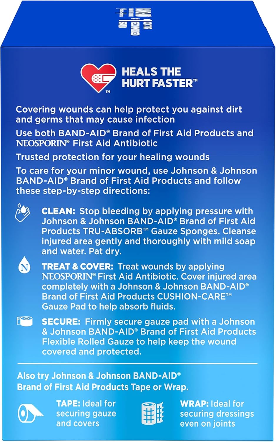 Band-Aid Brand of First Aid Products Flexible Rolled Gauze Dressing fo