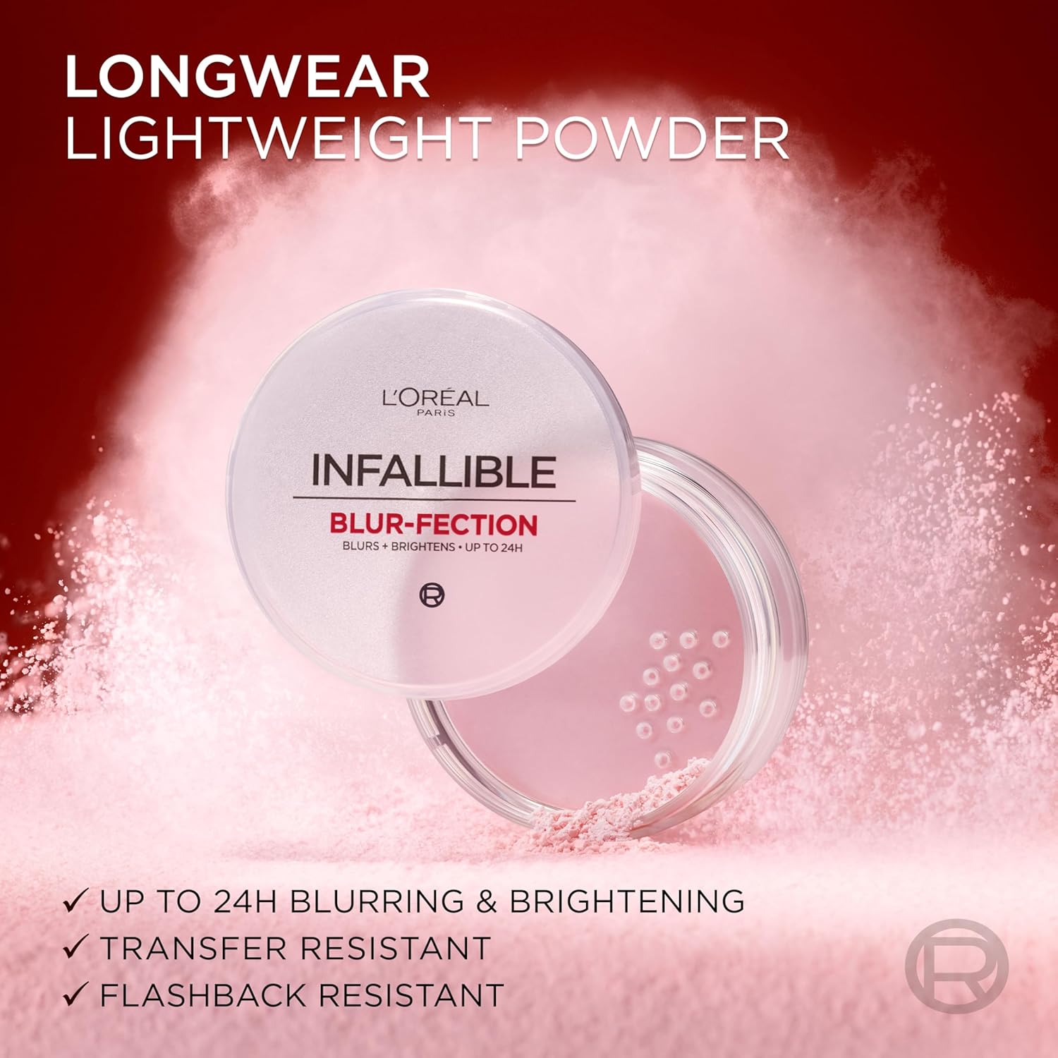 L'Oreal Paris Infallible Blur-fection Longwear Loose Setting Powder, B