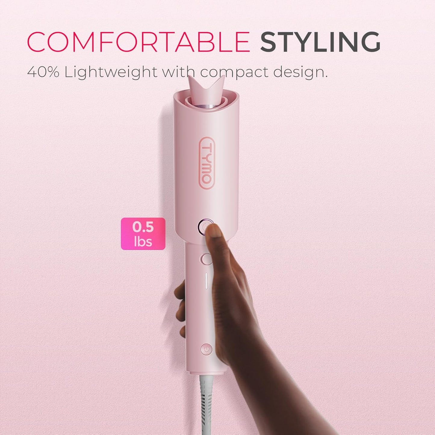 TYMO Automatic Rotating Curling Iron - TYMO CURLPRO Beach Waves Curlin