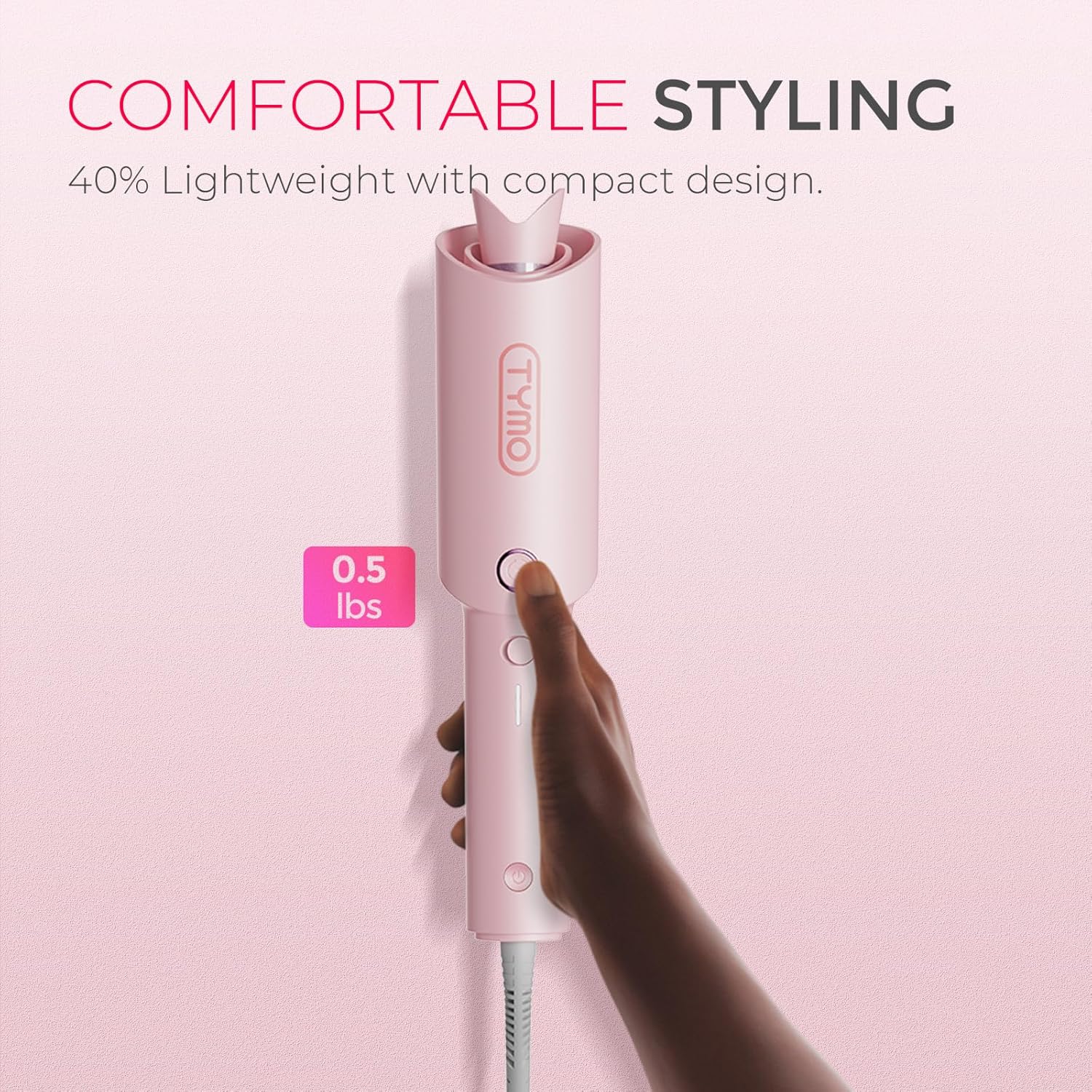TYMO Automatic Rotating Curling Iron - TYMO CURLPRO Beach Waves Curlin