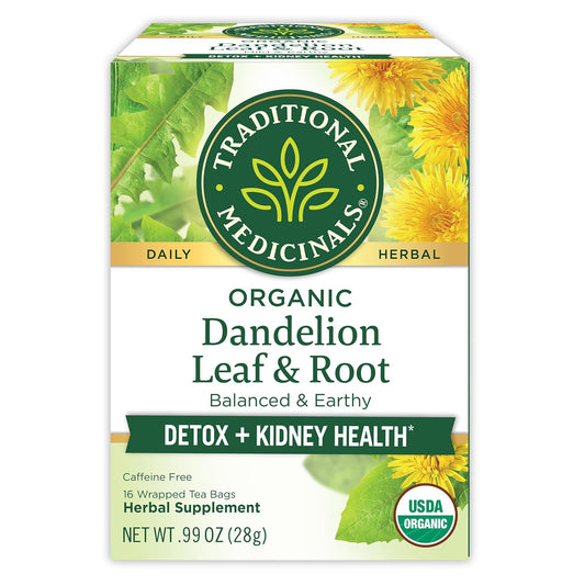 Traditional Medicinals Organic, Dandelion Leaf & Root - Dandelion Root
