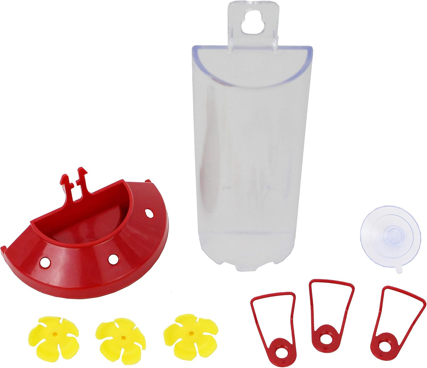 Perky-Pet Plastic Window Mount Hummingbird Feeder with Perches - 8 oz 