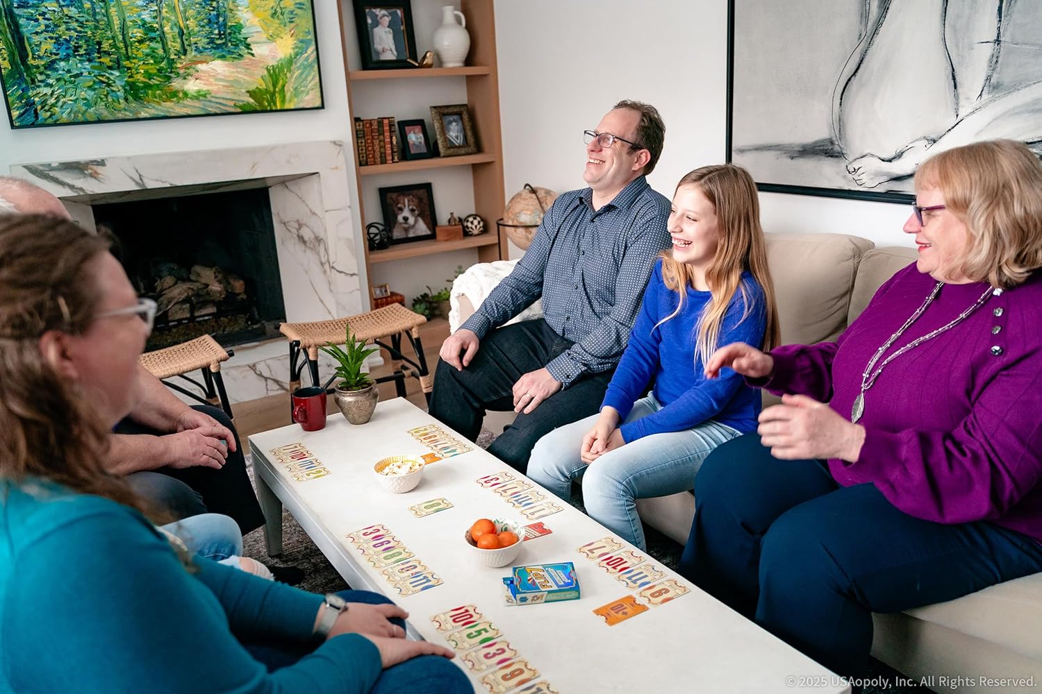 USAOPOLY Flip 7, The Ultimate Blend of Press Your Luck & Strategy, Fas