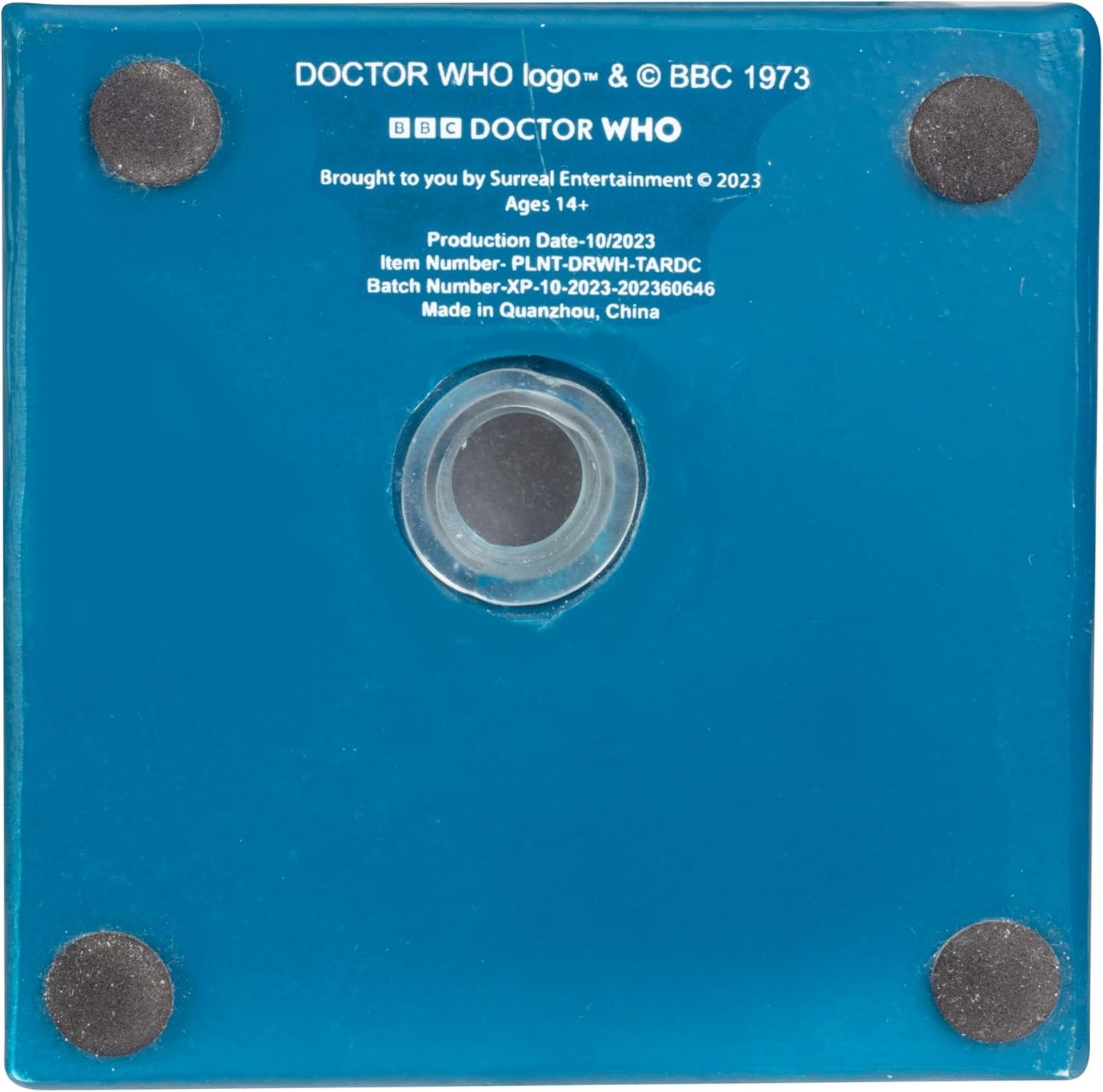Doctor Who 6" Ceramic Tardis Planter - For Real, Fake Plants & Succulents - Collectible Dr. Who Police Box Decor for Home or Office - Officially Licensed - Stocking Stuffer Gift for Teens, Women & Men