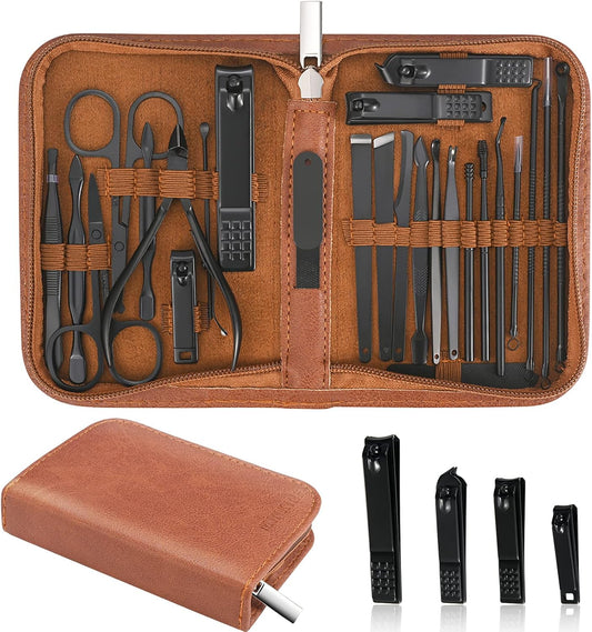 Manicure Set Professional Nail Clipper Kit-26 Pieces Stainless Steel M