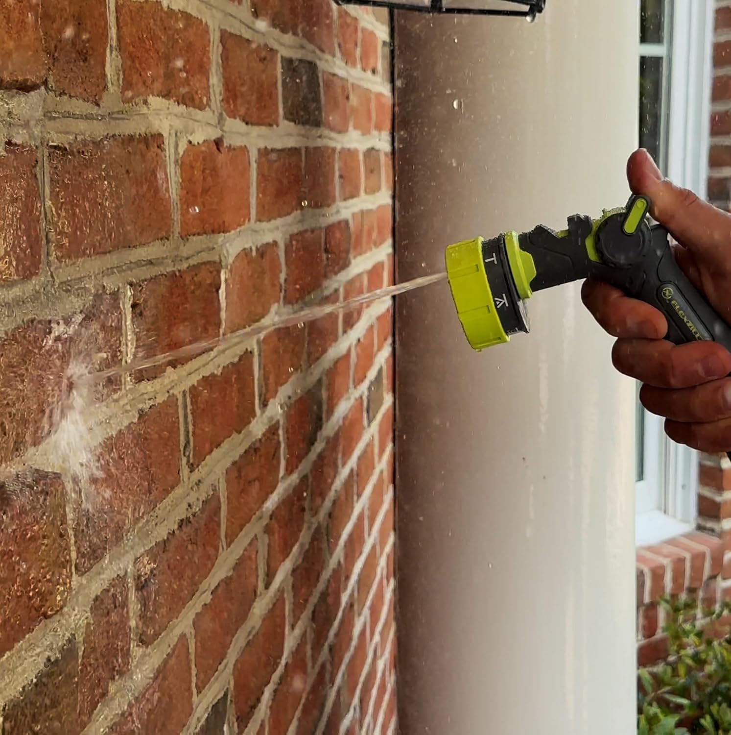 Flexzilla 7-Pattern Adjustable Flow Garden Hose Nozzle Sprayer with Ea