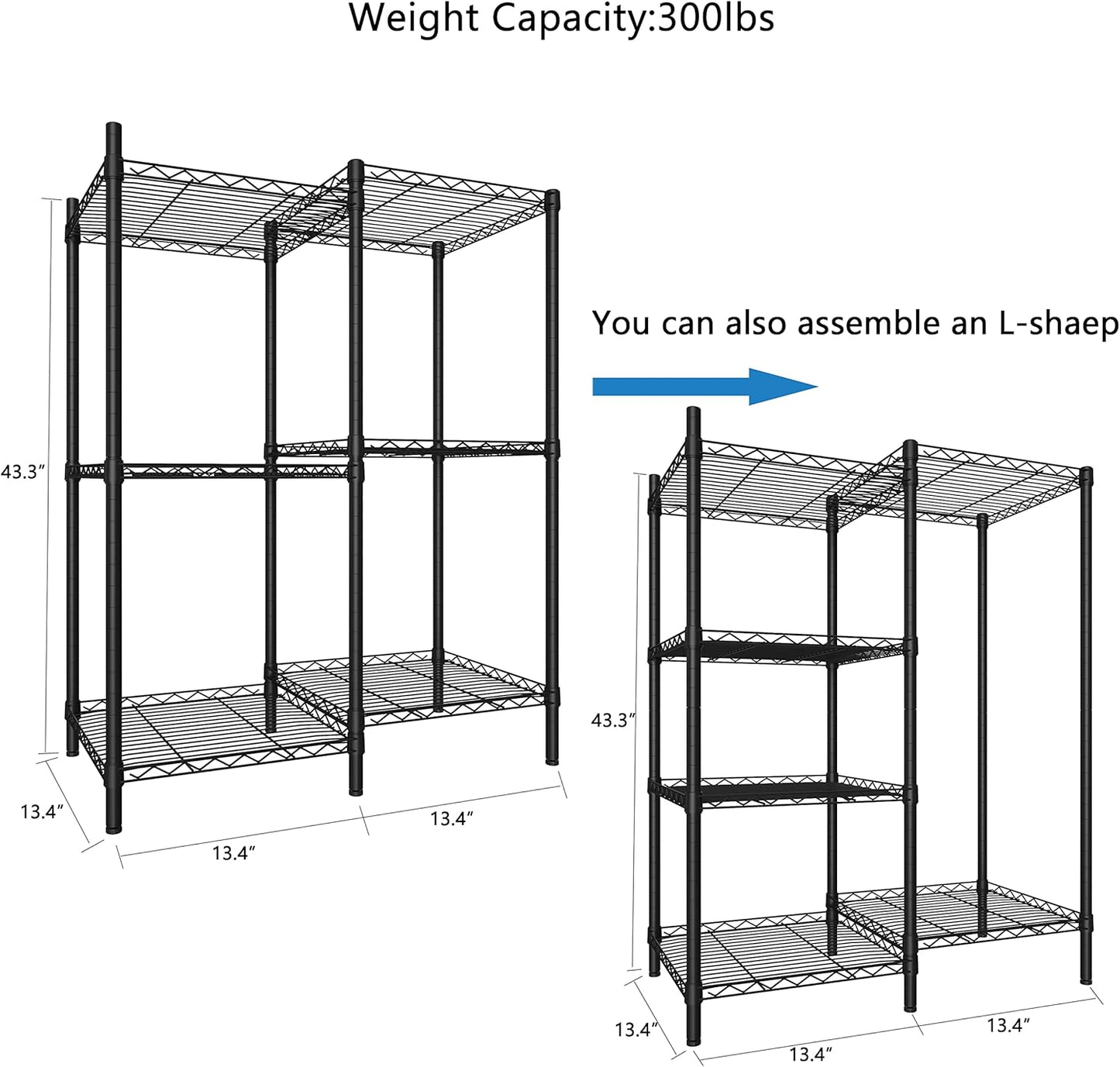 Xiofio 6-Tier Metal Plant Stand for Indoor Outdoor, Multiple Flower Po