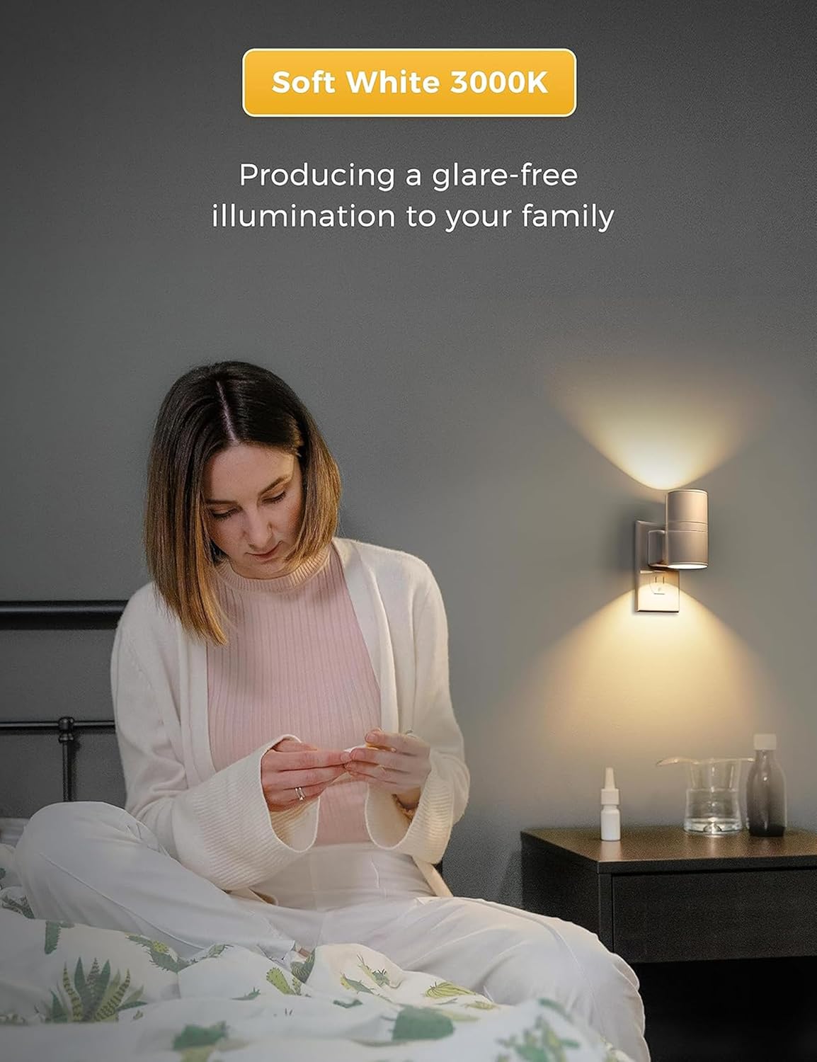 L LOHAS LED Night Light Plug in, Night Lights Plug into Wall, Light Se