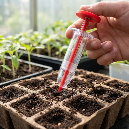 3Pcs Seed Planter Tool, Mini Hand Seed Dispenser for Precise Planting, Garden Seeder for Small Seeds