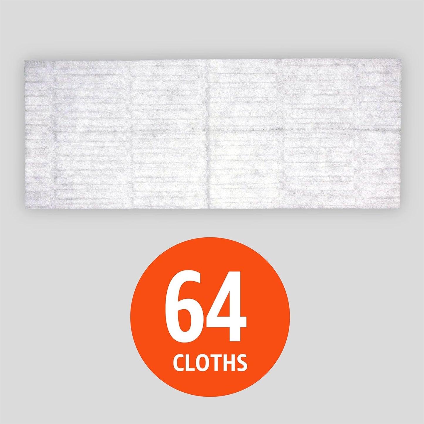 Amazon Basics Dry Sweeping Cloths for Floor Cleaning, Pet Hair, Dust, 