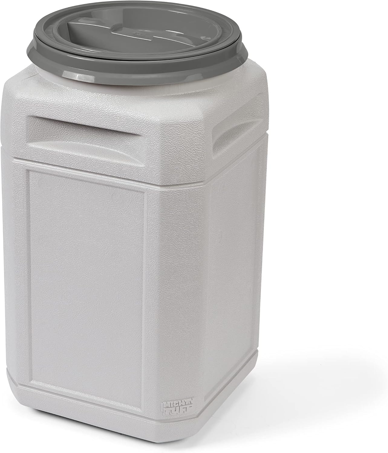 Mighty Tuff 13 Gallon/up to 54 Pound Pet Food Storage Container & 10 Gallon/up to 40 Pound Pet Food Storage Container with 1 Cup Measurement Scoop