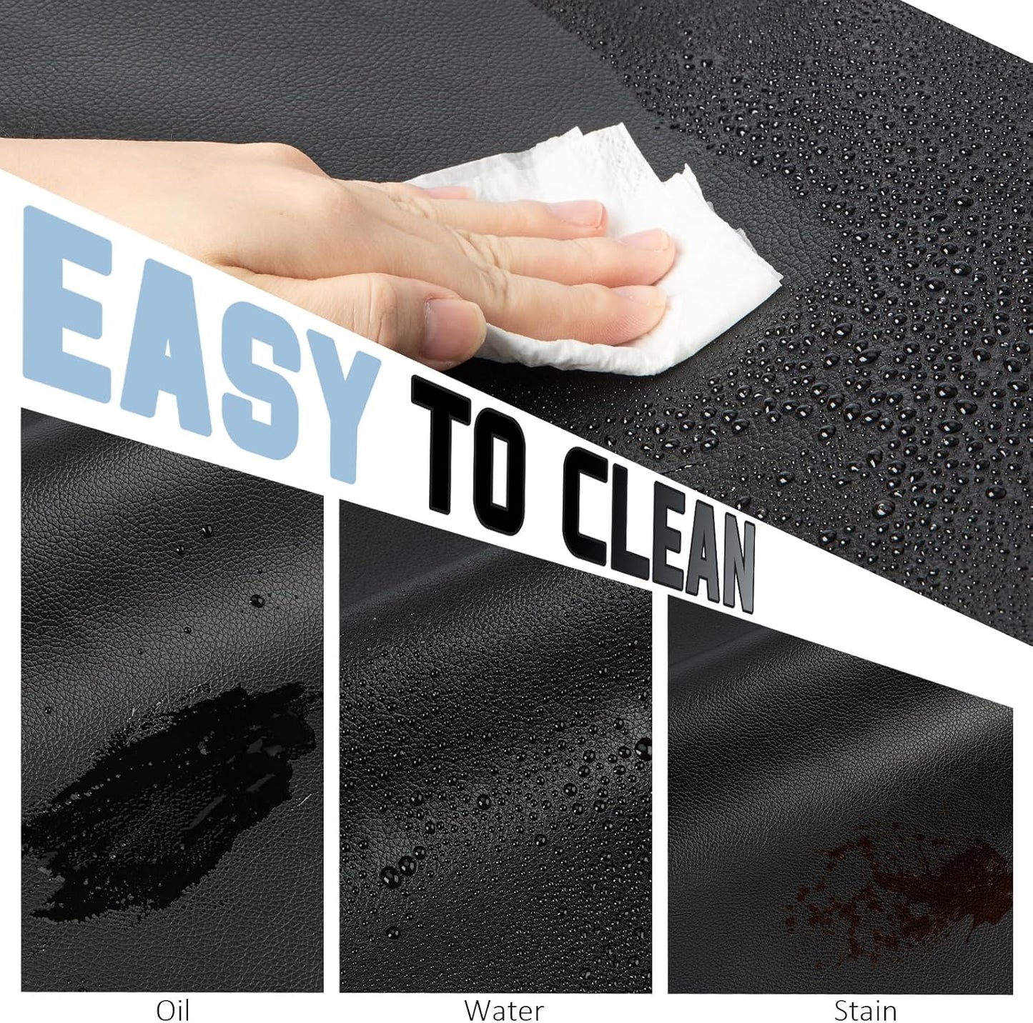 Waterproof Apron, Heavy Duty Extra Long Rubber Vinyl Apron with Pocket