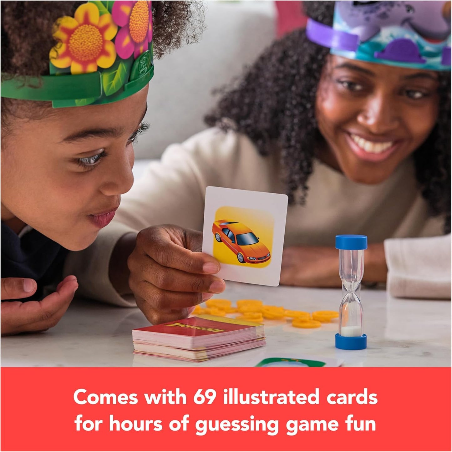Spin Master Games, Hedbanz 2023 Edition with New Cards, Picture Guessi