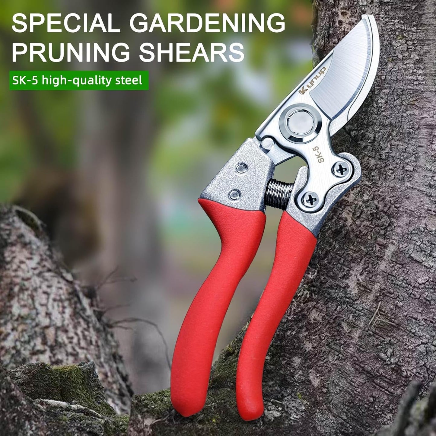 Kynup Pruning Shears, Gardening Scissors, Pruners for Gardening, Heavy