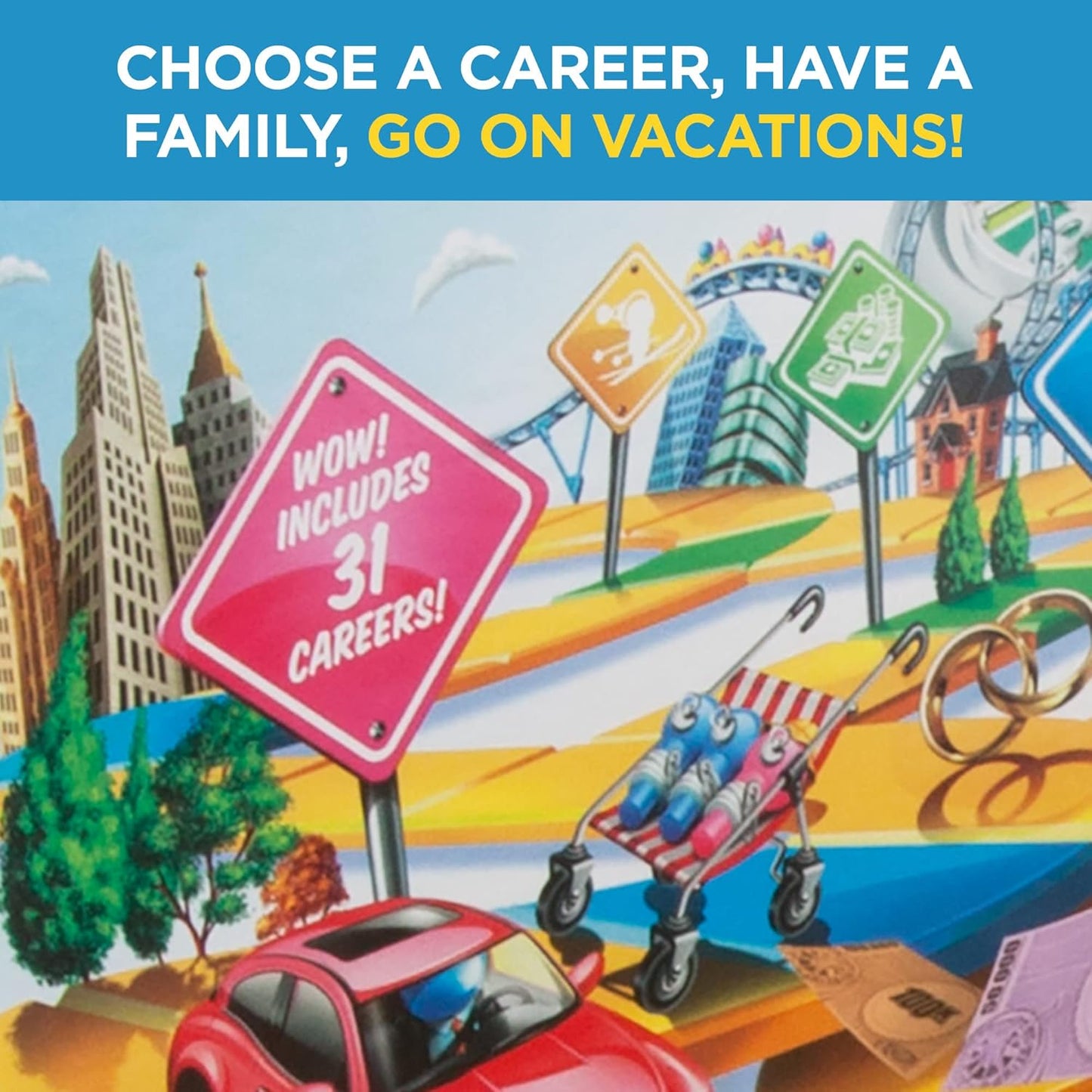 Hasbro Gaming The Game of Life Board Game, Family Games for Kids Ages 