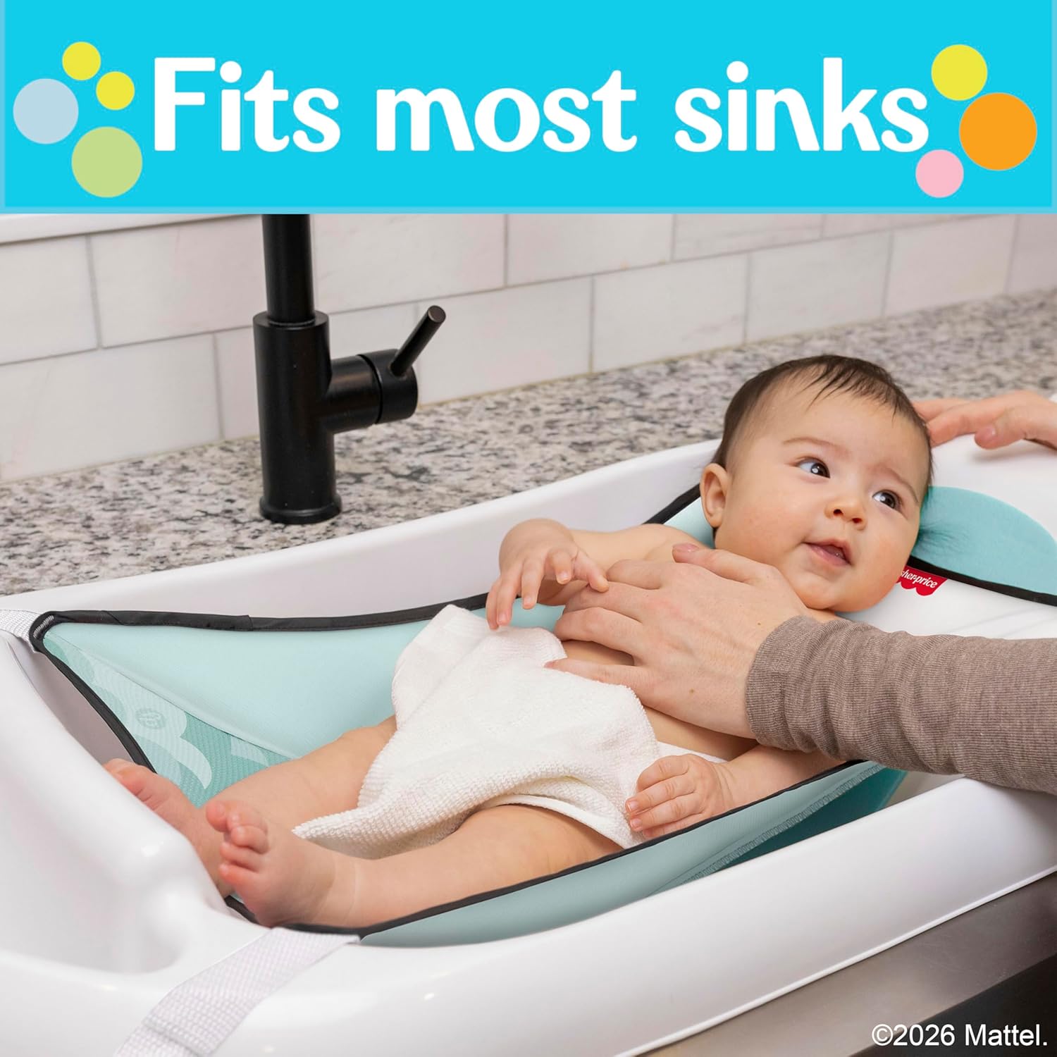 Fisher-Price™ 3-N-1 Grow with Baby Infant to Toddler Bath Tub with Sup