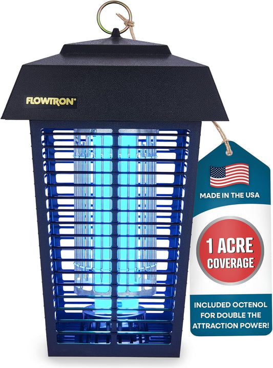 Flowtron Bug Zapper, 1 Acre of Outdoor Coverage with Powerful 40W Bulb