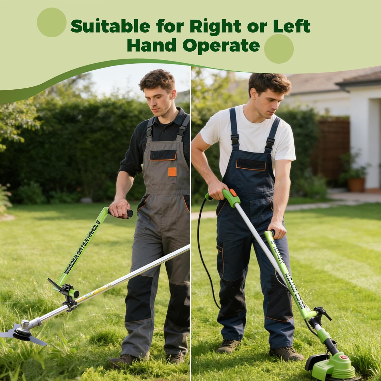 Upgraded Weed Eater Handle, Ergonomic String Trimmer Handle with Adjus