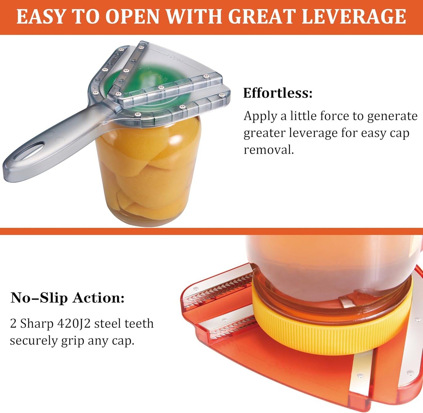 Jar Opener for Weak Hand & Seniors with Arthritis,Easy Twist Off Bottle Caps,Patent | Unique Kitchen Gadgets,Handheld Lid Top Open for Elderly/Women/Men (Blue)