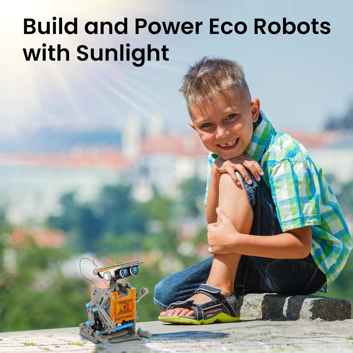 Sillbird 12-in-1 Solar Robot Building Kit STEM Gift for Boys Aged 8-13