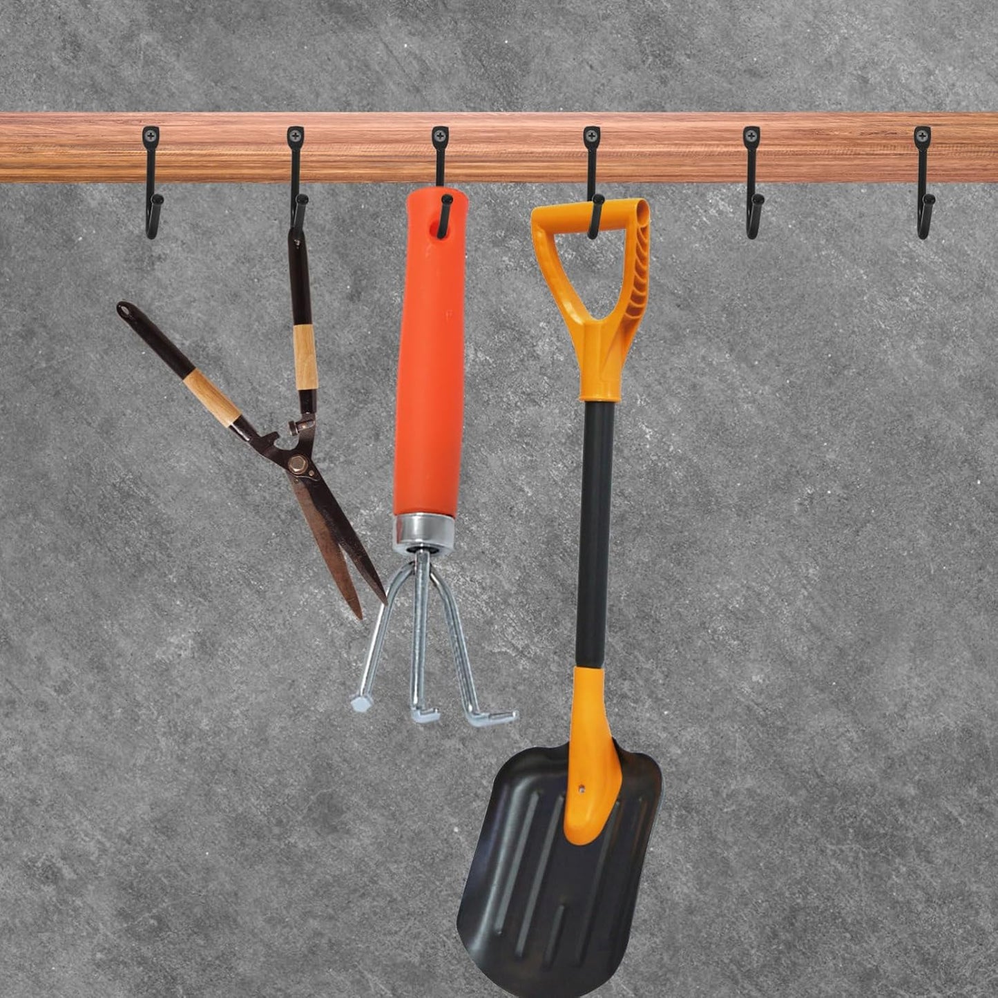 Milisten 20pcs Heavy Duty Garage Wall Hooks Versatile Storage Hangers 