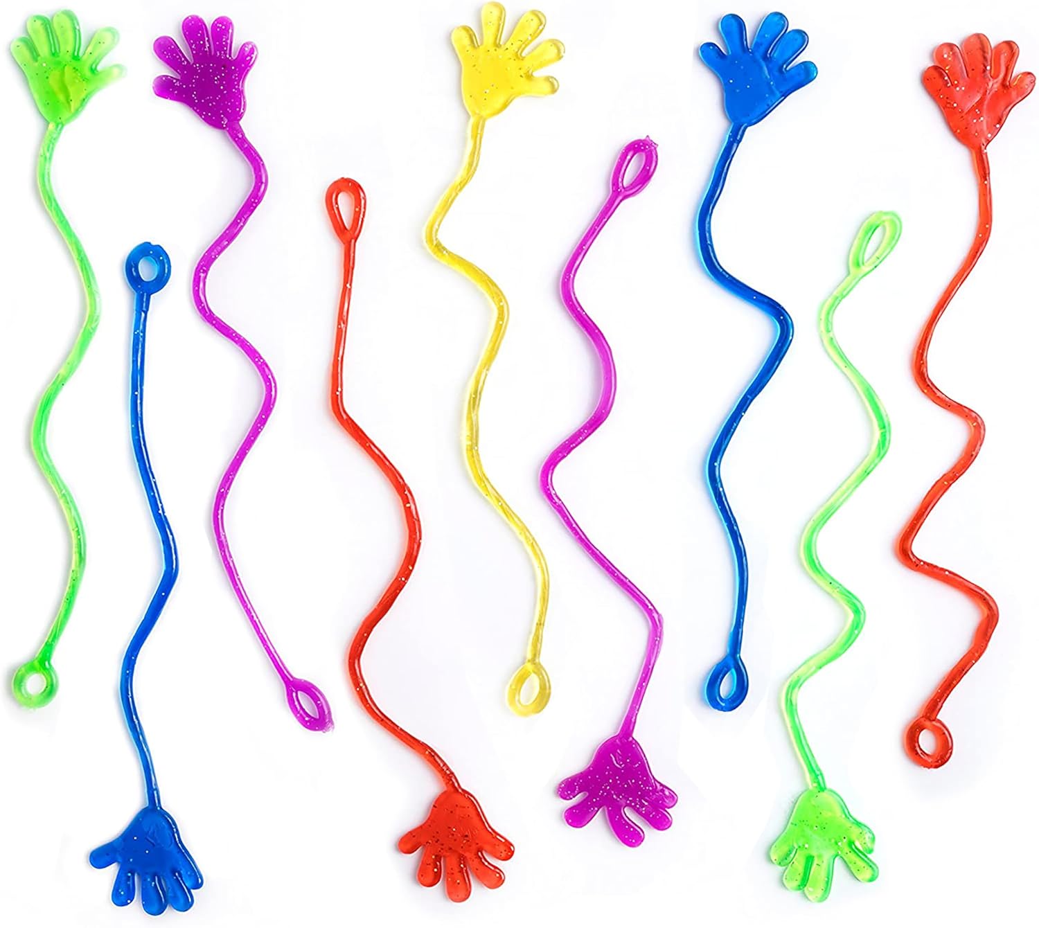 75 Pcs Bulk Sticky Hands for Kids - Slappy Slap Little Small Hands Sti