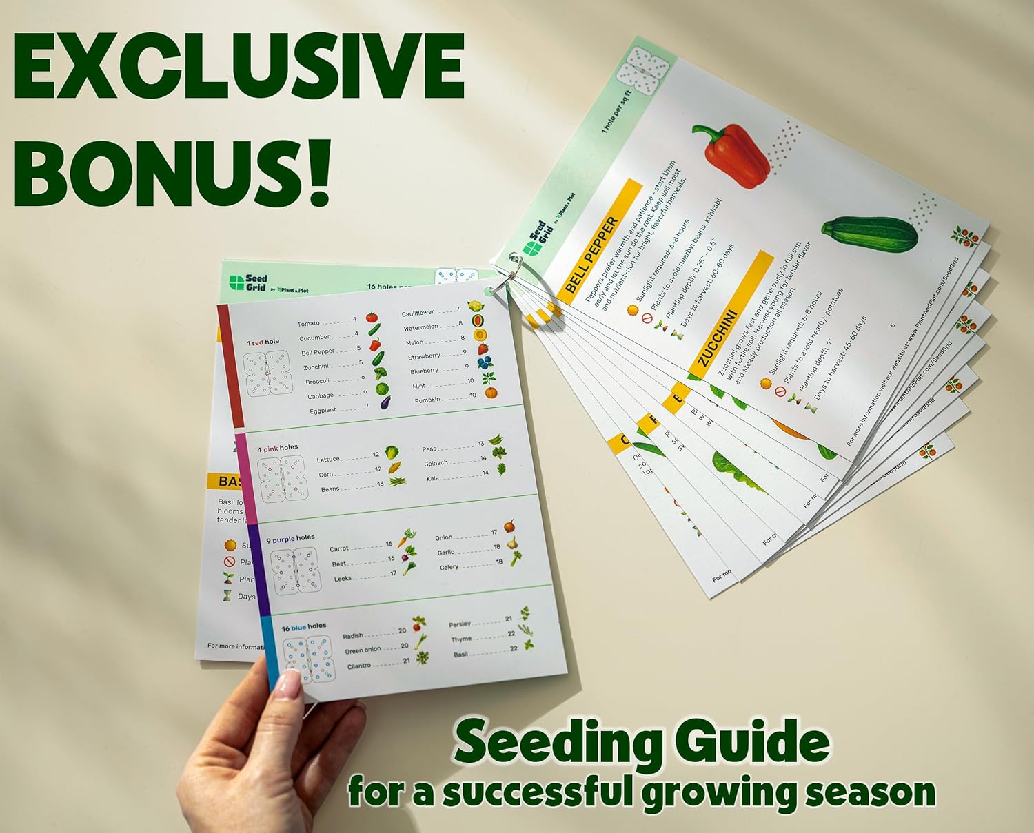 Seed and Seedling Spacer Tool for Garden // Square Foot Gardening Seed