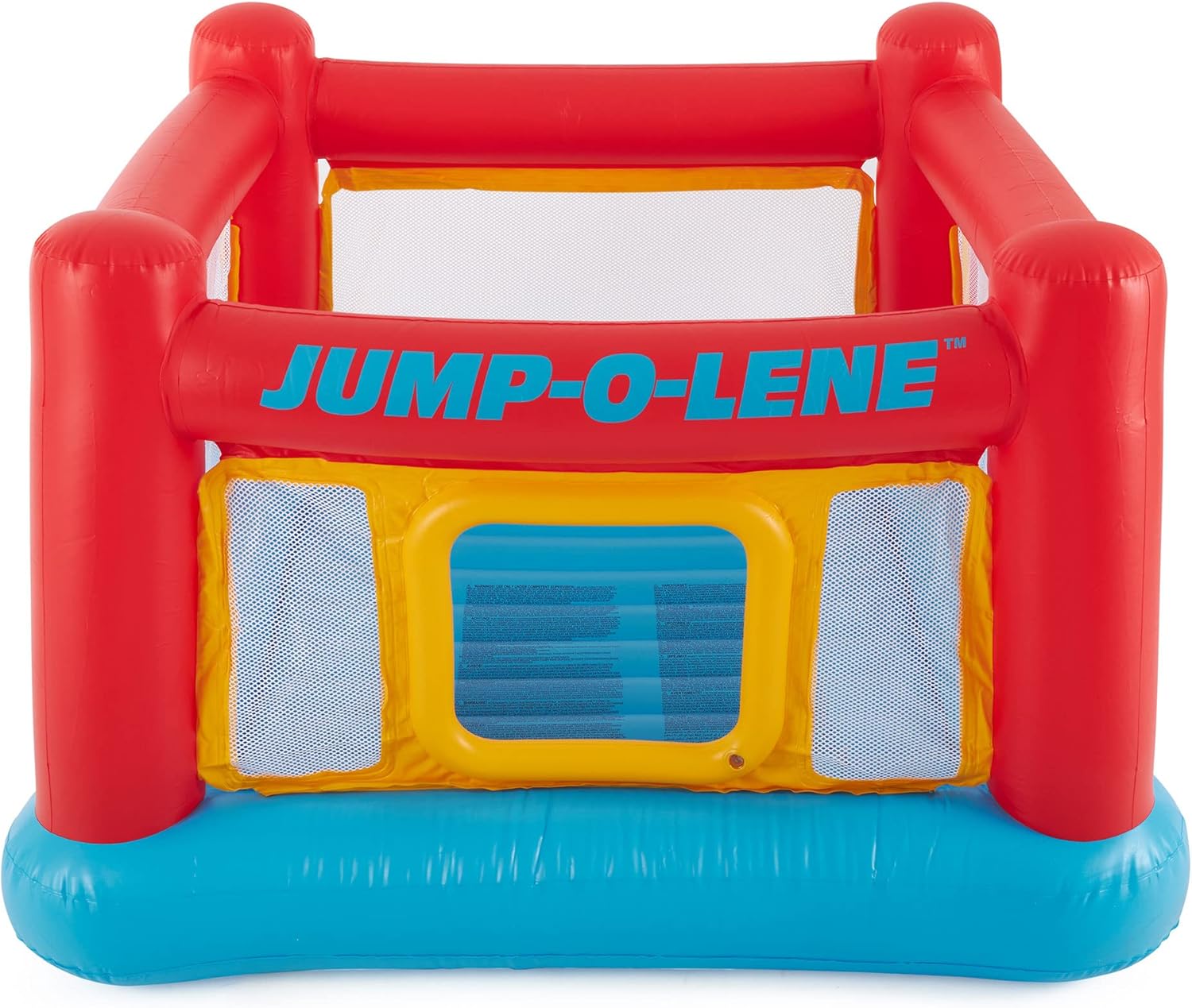 Intex Inflatable Jump-O-Lene Trampoline Bounce House with Crawl-Thru D