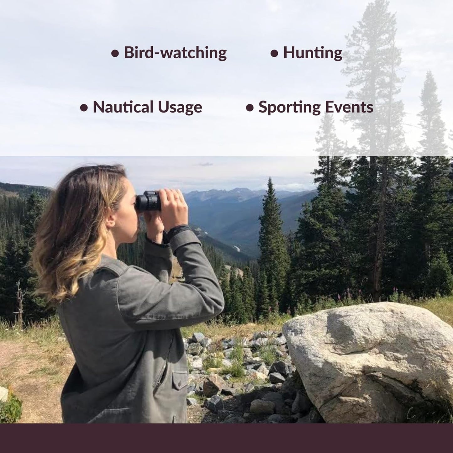 Oberwerk 8x42 Sport HD II Binocular - Professional Binocular/Hiking/Outdoors/Bird Watching/Waterproof/Focus As Close as 8 Feet