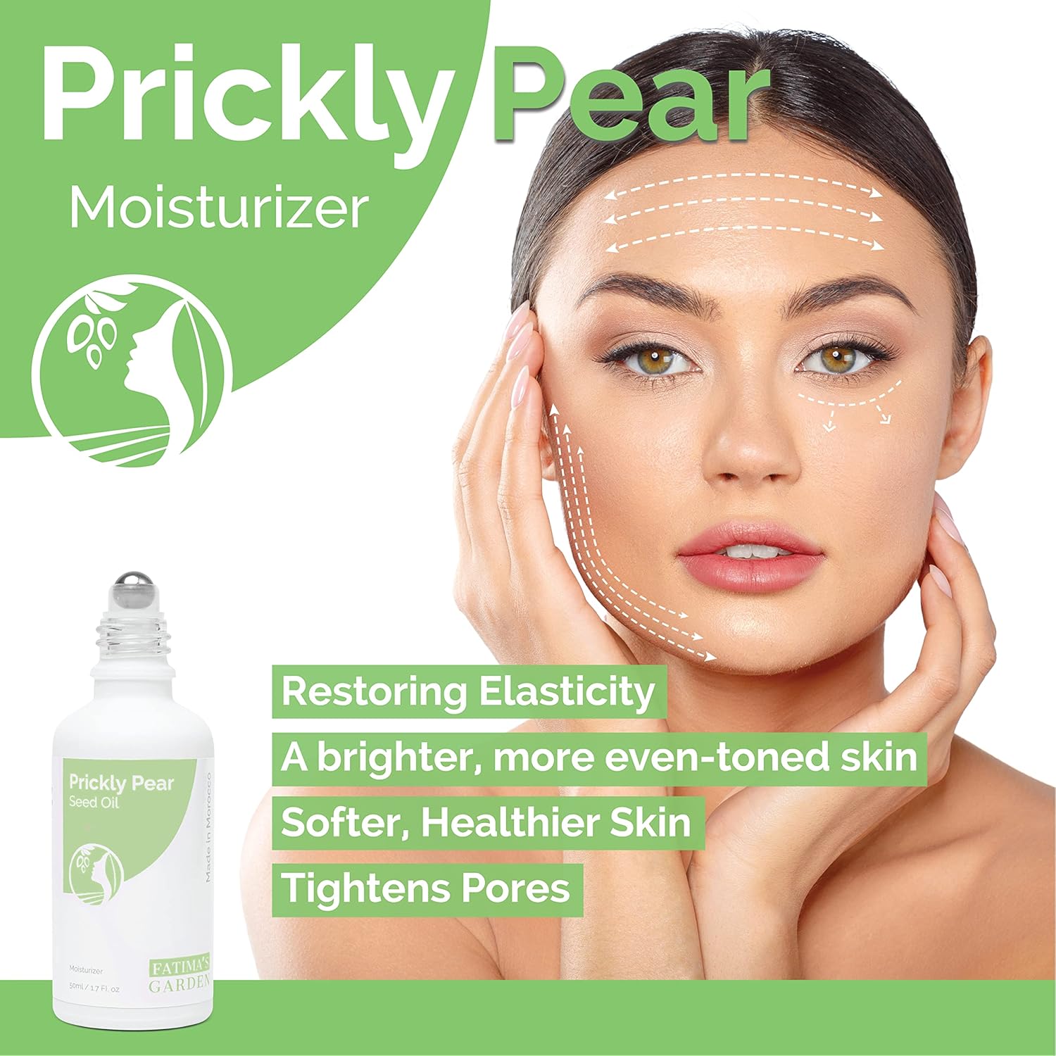 Fatima's Garden Prickly Pear Seed Oil - Organic Anti-Aging Serum, 15ml