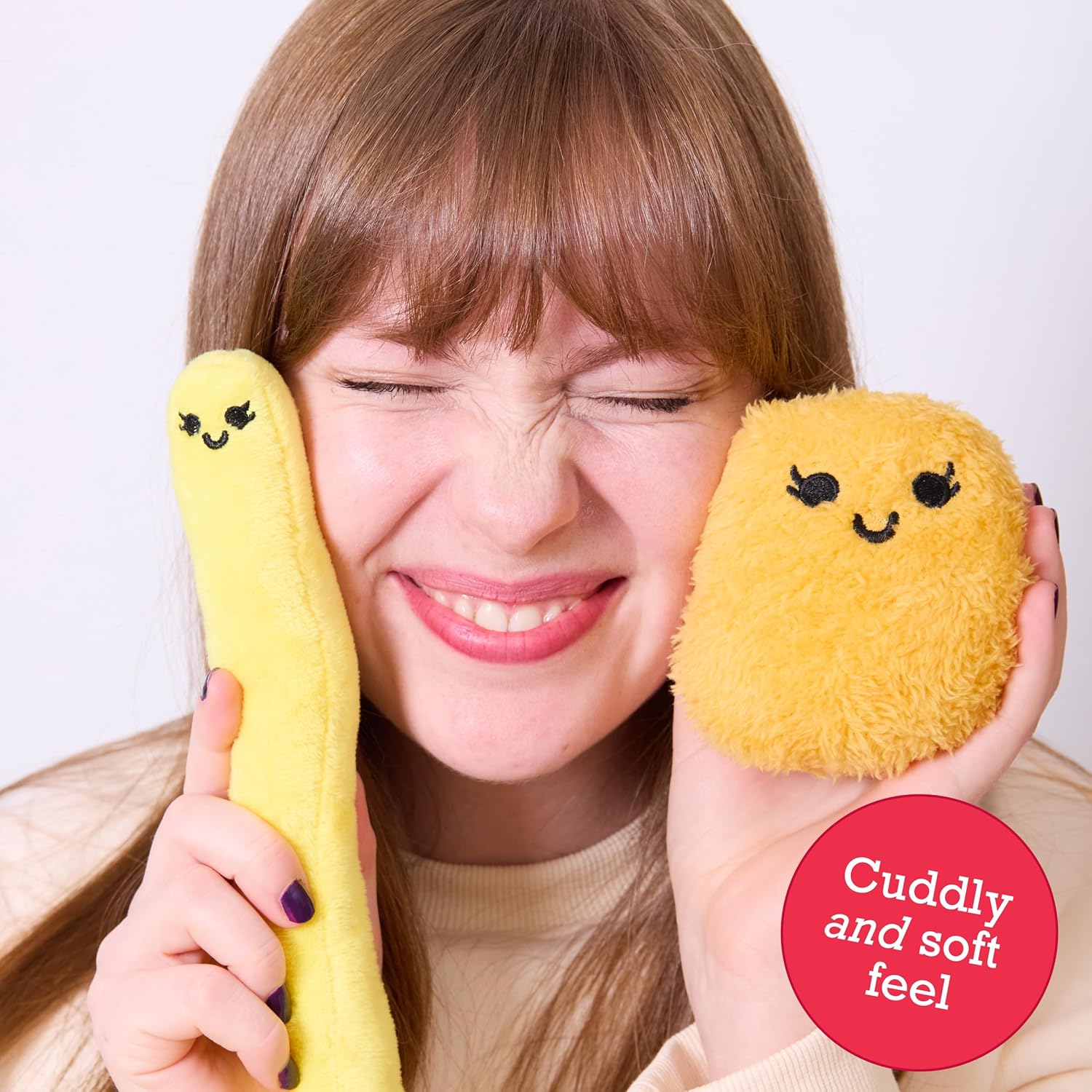 Emotional Support Nuggets by Relatable, Easter Plush Cuddly Stuffed An